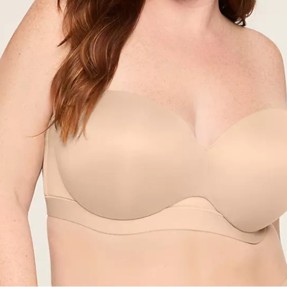 Lane Bryant Comfort Bliss Lightly Lined Multi-Way Strapless Bra - Picture 2 of 5